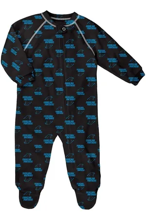 Outerstuff Newborn Carolina Panthers Allover Print Raglan Full-Zip Jumper
