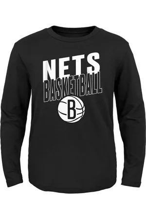 Outerstuff Little Boys and Girls Brooklyn Nets Showtime Long Sleeve T-shirt