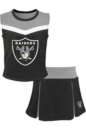 Outerstuff Big Girls Las Vegas Raiders Spirit Two-Piece Cheerleader Set