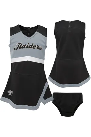 Outerstuff Girls Toddler Las Vegas Raiders Cheer Captain Dress with Bloomers