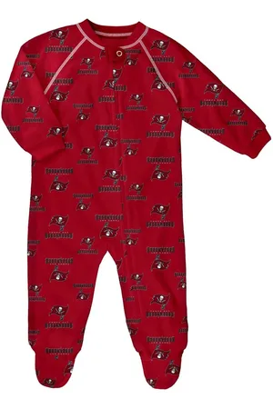 Outerstuff Baby Boys and Girls Tampa Bay Buccaneers Allover Print Raglan Full-Zip Jumper