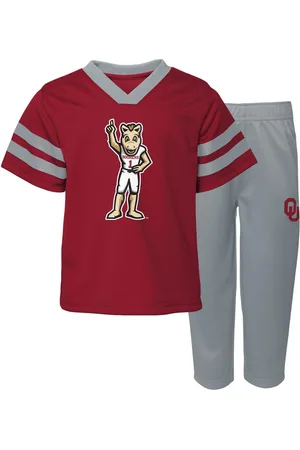 Outerstuff Baby Boys and Girls Oklahoma Sooners Two-Piece Red Zone Jersey and Pants Set