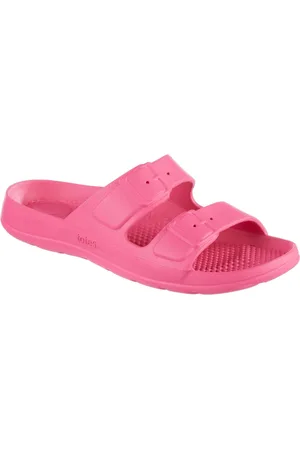 Totes Little and Big Kids Ara Molded Double Buckle Slide Sandals