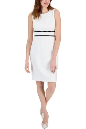 Kasper Petite Colorblocked Sleeveless Sheath Dress - Macy's