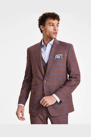 Tayion Collection Fox Black Shadow Stripe Wool Suit 034 - $399.90 ::  Upscale Menswear 