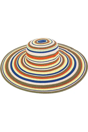 Peter Grimm Drew Extra Wide Brim Striped Hat