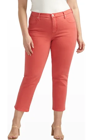 JAG Plus Size Cassie Mid Rise Cropped Pants