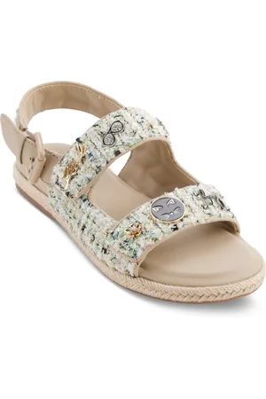 Karl Lagerfeld Charlay Flat Sandals - Multi/ Dusty Nude