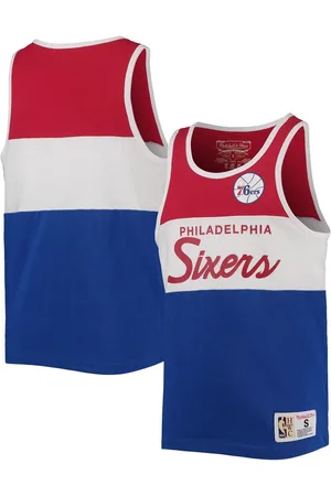 Mitchell & Ness Big Boys and Girls Royal, Red Philadelphia 76ers Hardwood Classics Special Script Tank Top - Royal, Red