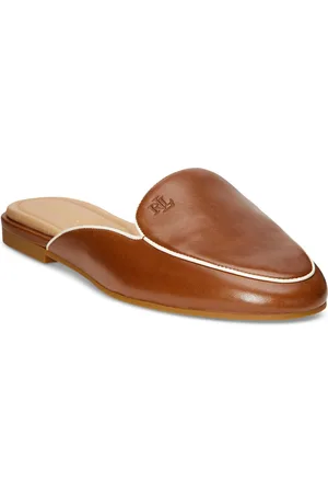 Lauren Ralph Lauren Womens Wynnie Loafers - Deep Saddle Tan