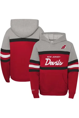 Mitchell & Ness Big Boys and Girls New Jersey Devils Head Coach Pullover Hoodie