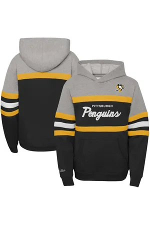Mitchell & Ness Big Boys and Girls Pittsburgh Penguins Head Coach Pullover Hoodie