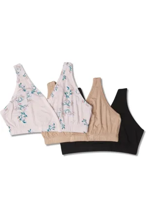 Everly Grey Maternity Paisley 3-Pack Maternity/Nursing Sleep Bras