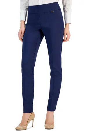 I.N.C. International Concepts Mid-Rise Petite Tummy-Control Skinny Pants, Petite & Petite Short, Created for Macy