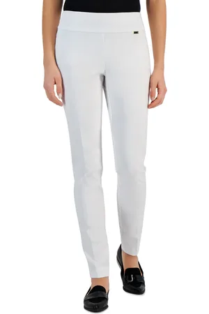 I.N.C. International Concepts Mid-Rise Petite Tummy-Control Skinny Pants, Petite & Petite Short, Created for Macy