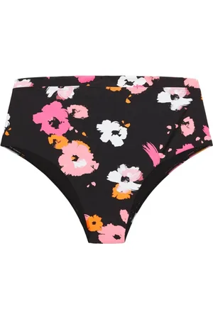 City Chic Plus Size Izzy Hi Waist Print Bikini Brief