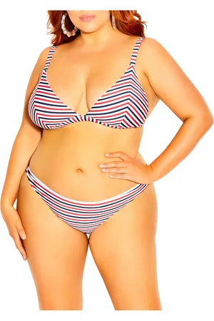 City Chic Plus Size Daisy Bikini Top