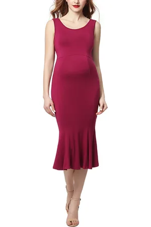 Kimi & Kai Maternity Mermaid Midi Dress