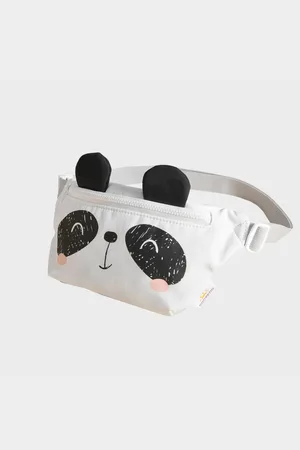 SUNVENO Good Friend Series Fanny Waist Pack Belt Bag - White / Panda