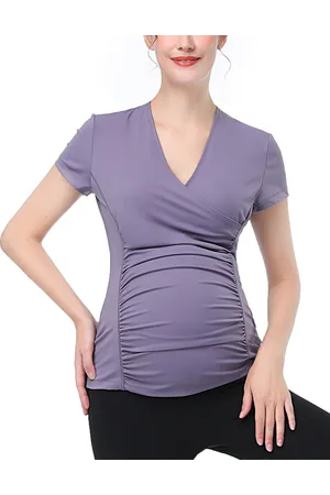 Kimi & Kai Maternity V-Neck Nursing Active Tee