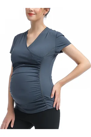 Kimi & Kai Maternity V-Neck Nursing Active Tee