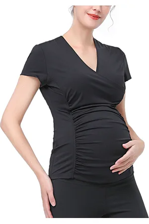 Kimi & Kai Maternity V-Neck Nursing Active Tee