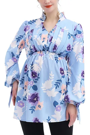 Kimi & Kai Maternity Babydoll Nursing Blouse