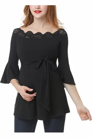 Kimi & Kai Maternity Arya Off-the-Shoulder Top