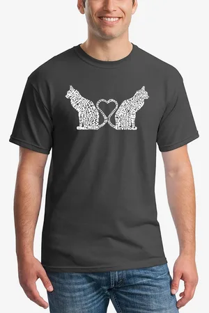 La Pop Art Cat Tail Hearts - Men