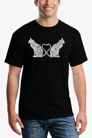 La Pop Art Cat Tail Hearts - Men