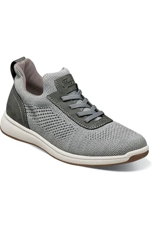 Florsheim Boys Satellite Jr. Knit Elastic Lace Slip On Sneaker