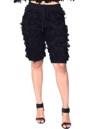 DAI MODA Fusion Pull On Sweater Shorts