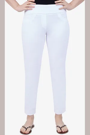 RUBY Petite Mid-Rise Pull-On Straight Solar Millennium Tech Ankle Pants