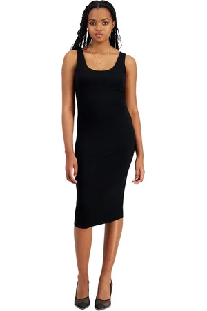 Bar Iii Petite Scoop-Neck Sleeveless Jersey Midi Dress, Created for Macy