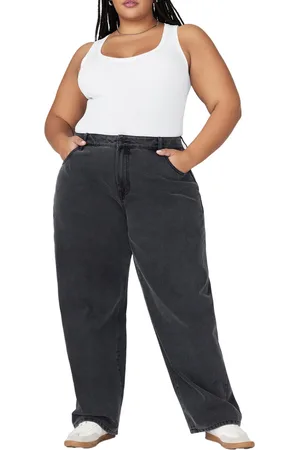 Eloquii Plus Size The Yvette Rigid Wide Leg Jean