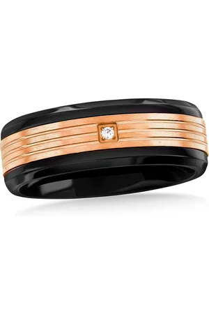 Metallo Stainless Steel Cz Ring