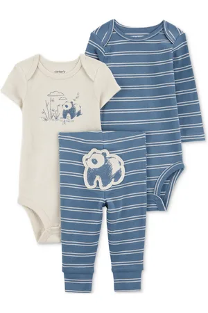 Carters Baby Boys 3-Piece Bodysuits and Pants Set
