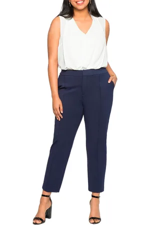Eloquii Plus Size The Ultimate Stretch Slim Leg Pant