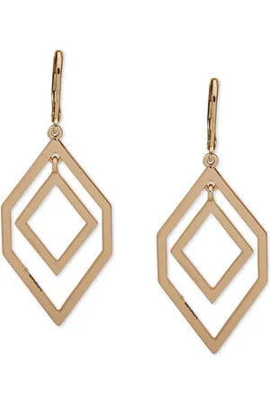 Karl Lagerfeld Geometric Orbital Drop Earrings