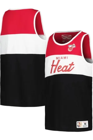 Mitchell & Ness Big Boys and Girls Red/Black Miami Heat Hardwood Classics Special Script Tank Top - Red, Black