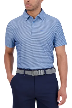 Ben Sherman Mini Stripes Tech Jersey Sports Fit Polo