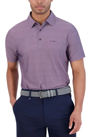 Ben Sherman Mini Stripes Tech Jersey Sports Fit Polo