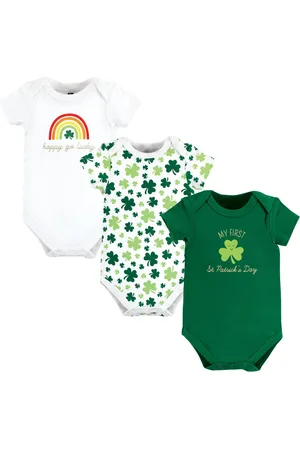 Hudson Baby Girls Hudson Cotton Bodysuits, , 0-3 Months