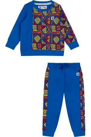 Mixed Up Infant Crewneck Sweatshirt and Jogger Pant Set
