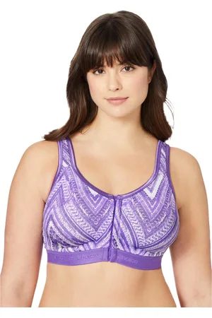 COMFORT CHOICE Plus Size Wireless Front-Close Lounge Bra