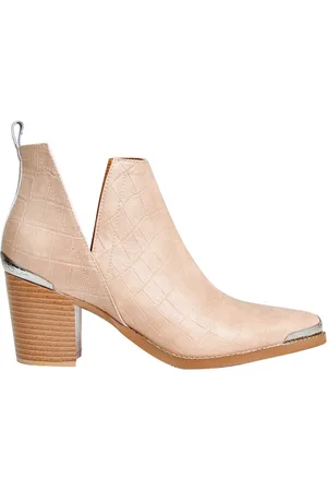 Belle & Bloom Austin Croc Embossed Ankle Boot