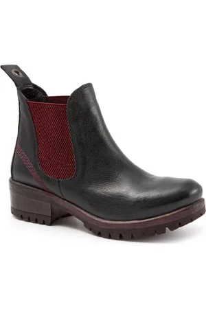 Bueno Florida Boot - Black natural/bordeaux