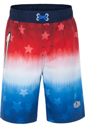 Rokka & rolla Boys 4-Way Stretch Quick Dry Board Shorts Swim Trunks with Mesh Lining UPF50+