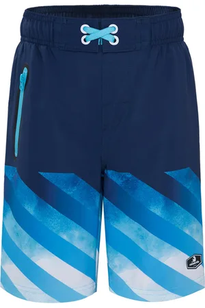 Rokka & rolla Boys 4-Way Stretch Quick Dry Board Shorts Swim Trunks with Mesh Lining UPF50+