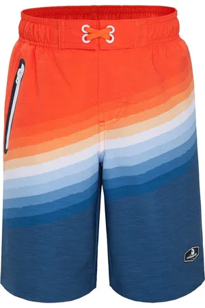 Rokka & rolla Boys 4-Way Stretch Quick Dry Board Shorts Swim Trunks with Mesh Lining UPF50+
